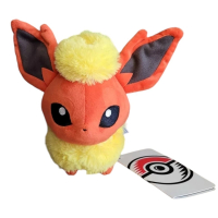 Authentic Pokemon center pokedoll Flareon plush +/- 17cm 